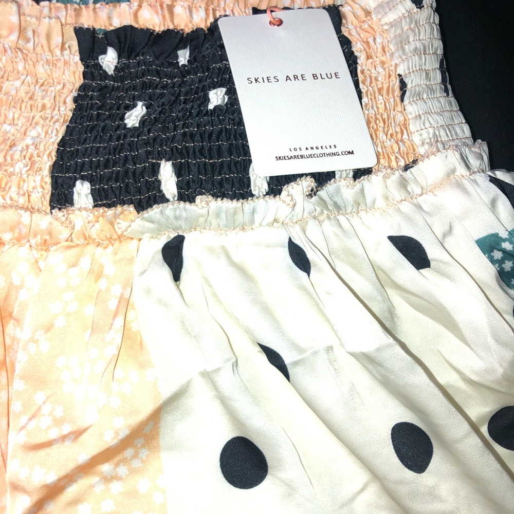 NWT Skies are Blue ruffle patterned skirt - Picture 2 of 4